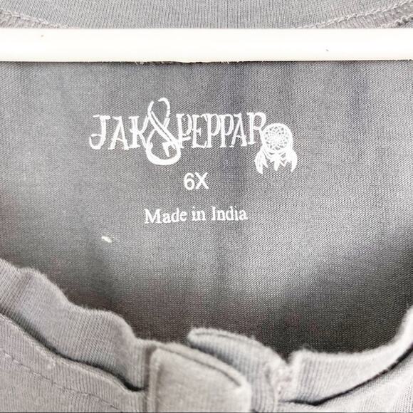 Jak & Peppar It's okay I'm With The Band Shirts Lot of 2 Sz 6/6X - Picture 6 of 8